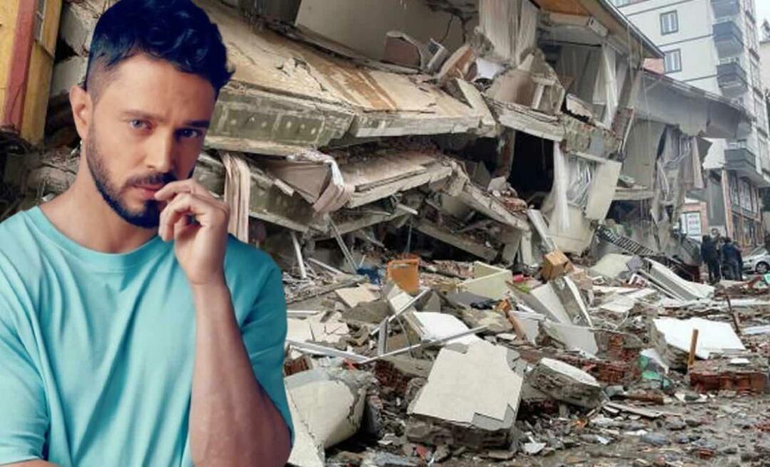 Palavras amargas de Murat Boz aos oportunistas após o terremoto: Que teste é esse!