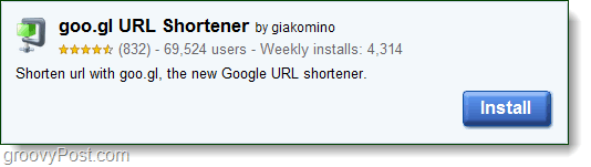 encurtador de URL goo.gl