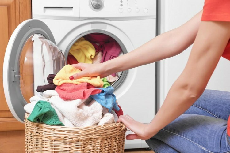 Como é lavada a roupa?