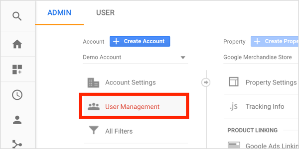 Se o cliente já tiver uma conta existente do Google Analaytics, faça com que ele adicione você como usuário em sua conta. 