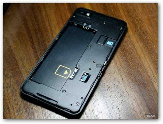 blackberry L slot para bateria sim