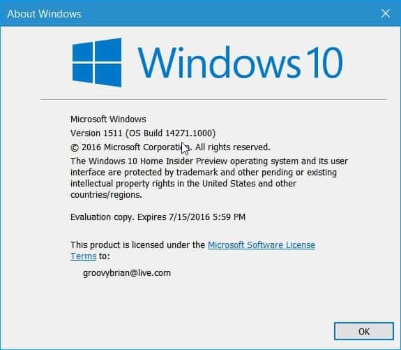 Lançamento do Windows 10 Redstone Build 14271 para iniciados (dispositivos móveis também)