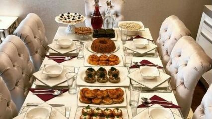 Sugestões especiais de apresentação para tabelas iftar