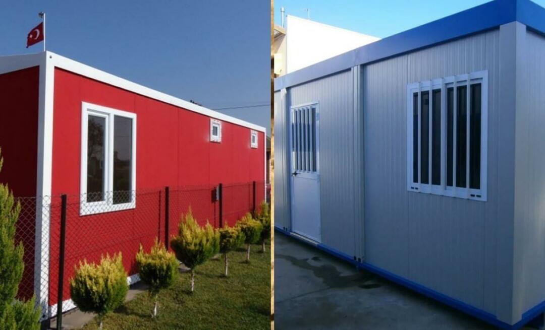 O que é uma casa container? O que faz uma casa container? Casa de contêiner após o terremoto