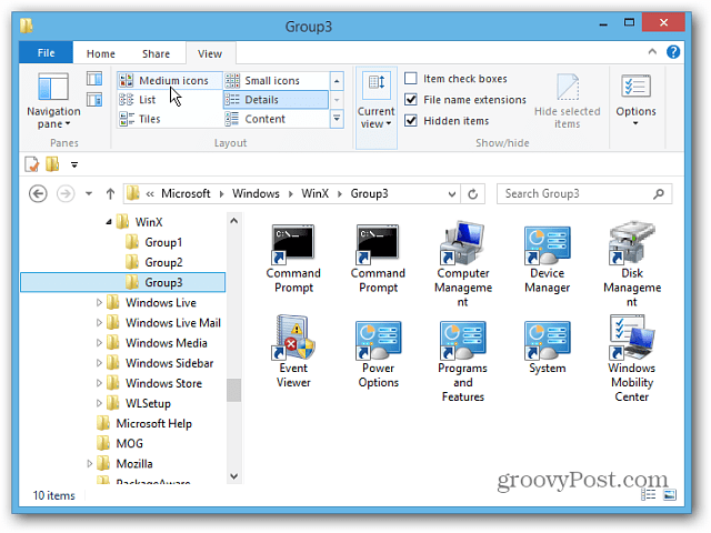 Como editar o menu do usuário avançado do Windows 8