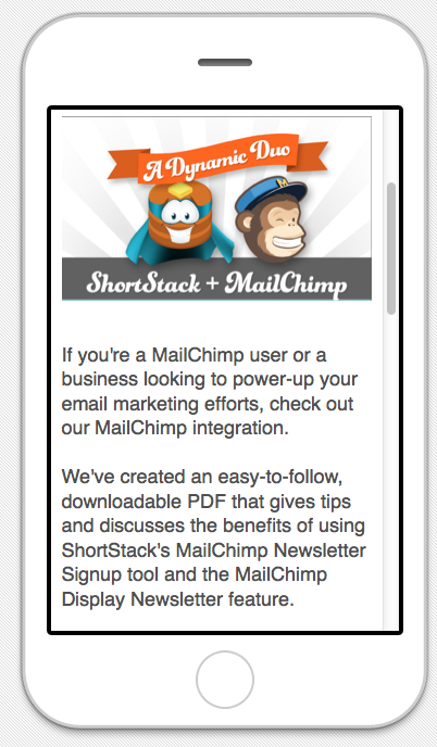 Marketing móvel MailChimp