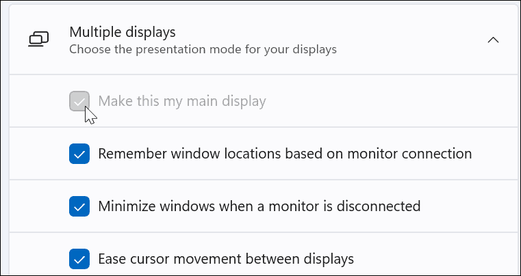 mover a barra de tarefas para o segundo monitor no Windows 11