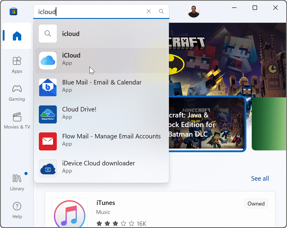 Conecte o Apple iCloud com o aplicativo de fotos do Windows 11