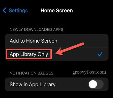 apenas biblioteca de aplicativos para iphone