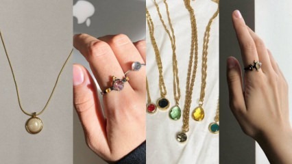 Modelos de anéis vintage de tendência de 2019