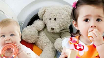 Como limpar os brinquedos do bebê? Como lavar os brinquedos? 