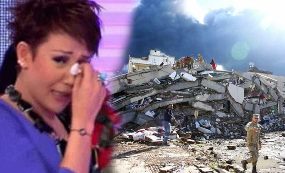 A terrível espera de Serap Paköz! Ele não pode ouvir de sua família no terremoto