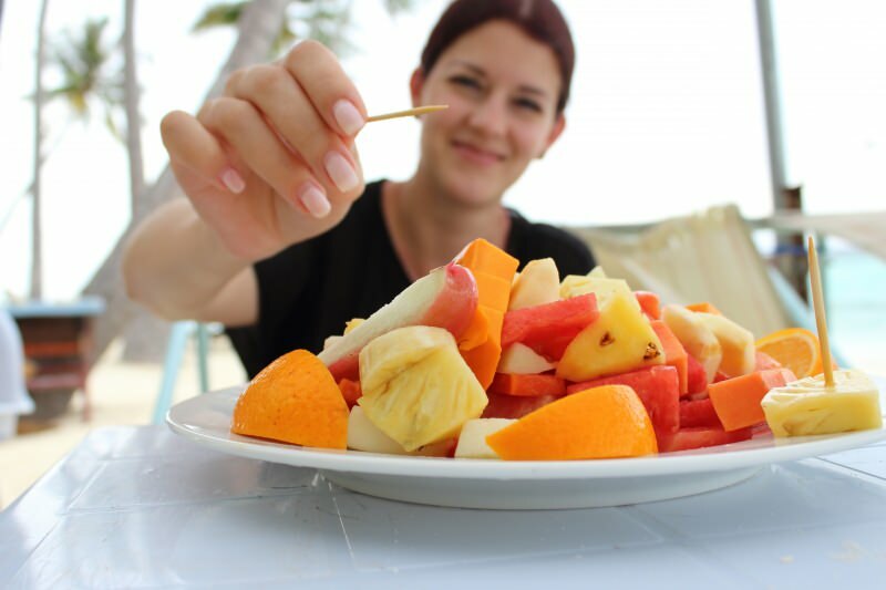 consumo de frutas na dieta