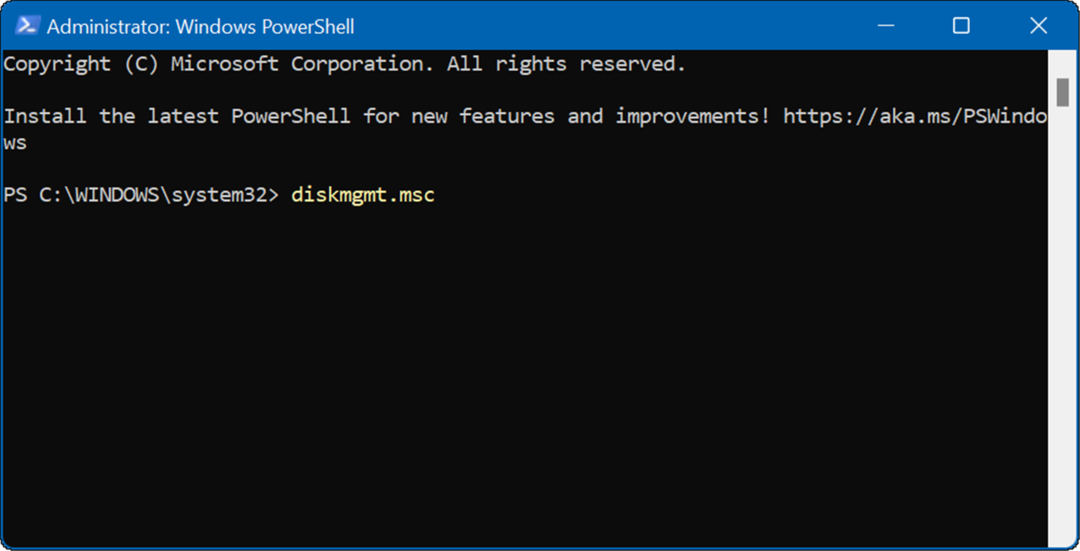 diskmgmt_msc gerenciamento de disco aberto no Windows 11