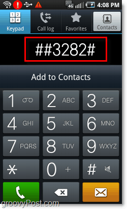 digite ## 3282 # onde você precisará do seu código msl