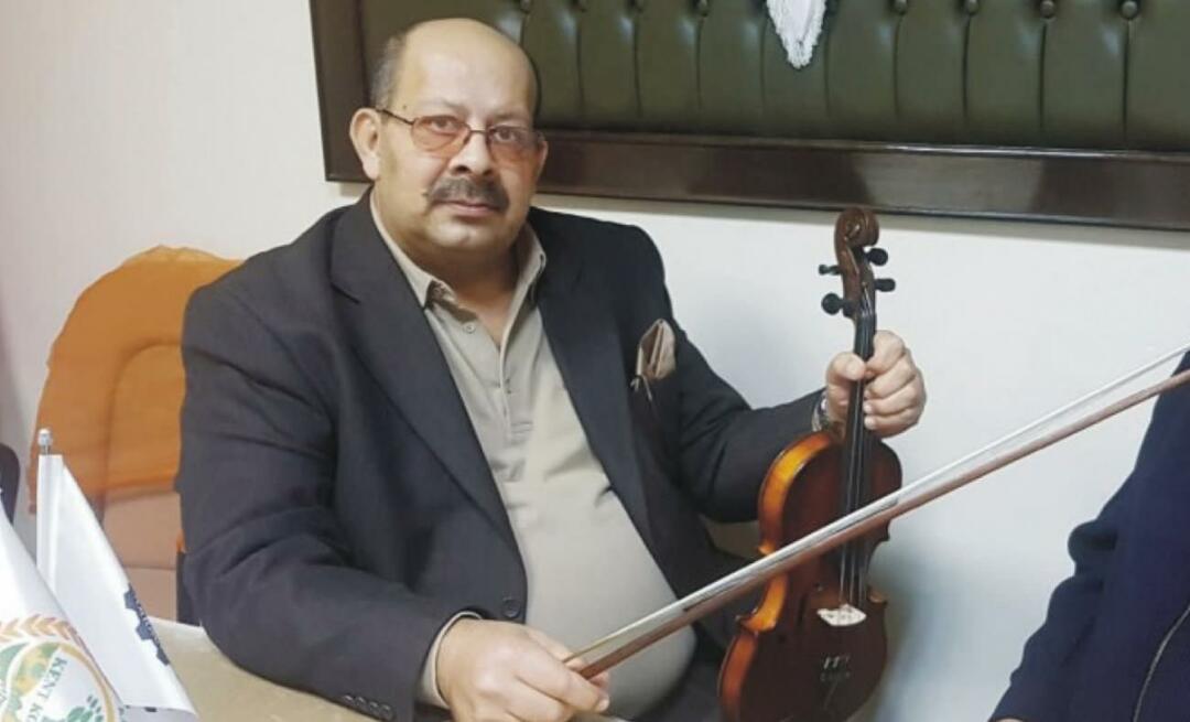 Dia triste do TRT! O virtuoso violino Şenol Dinleyen faleceu
