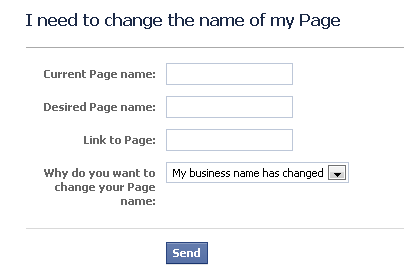 mude o nome da sua página