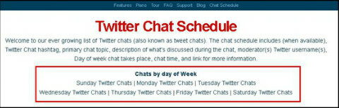 filtro de programação de chat tweetreport