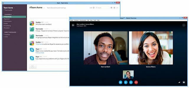 Adicione seus contatos do Skype à sua equipe do Slack com a nova visualização de integração