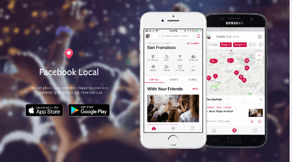 O Facebook apresentou o Facebook Local, um novo aplicativo que permite que você navegue por todas as coisas legais que acontecem onde você mora ou para onde está viajando.