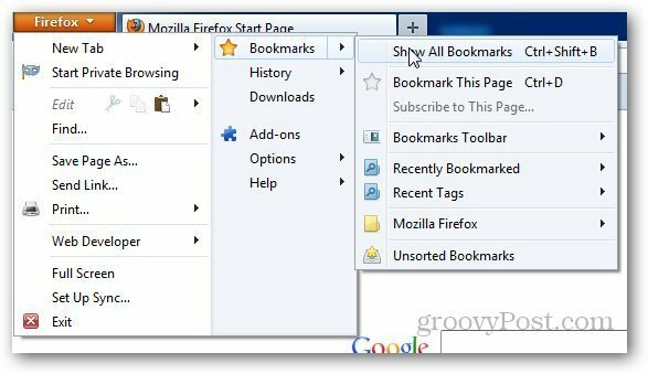 Como recuperar favoritos excluídos no Mozilla Firefox