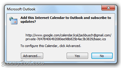 Calendário do Google para Outlook 2010`Calendário do Google para Outlook 2010