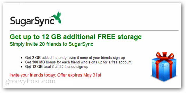 SugarSync: obtenha até 12 GB de espaço livre até 31 de maio