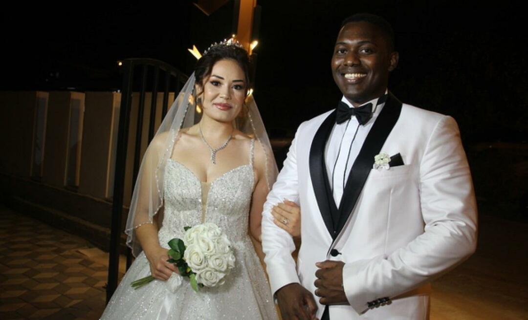 Um novo foi adicionado à série dos noivos africanos! Omary da Tanzânia e İrem de Mersin se casaram