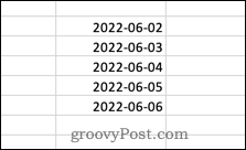 Datas sem horas no Excel