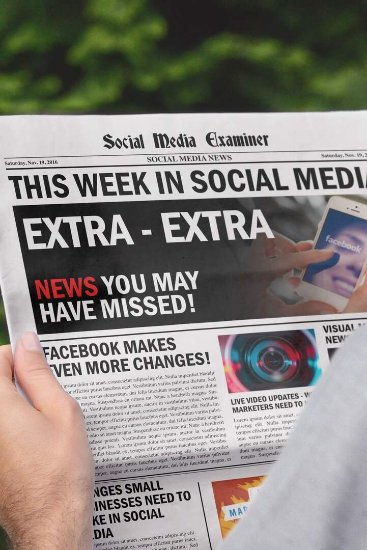 Facebook corrige dados de alcance orgânico relatados em excesso: esta semana nas mídias sociais: examinador de mídias sociais
