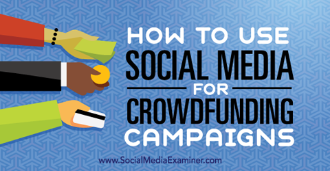 mídia social para campanhas de financiamento coletivo
