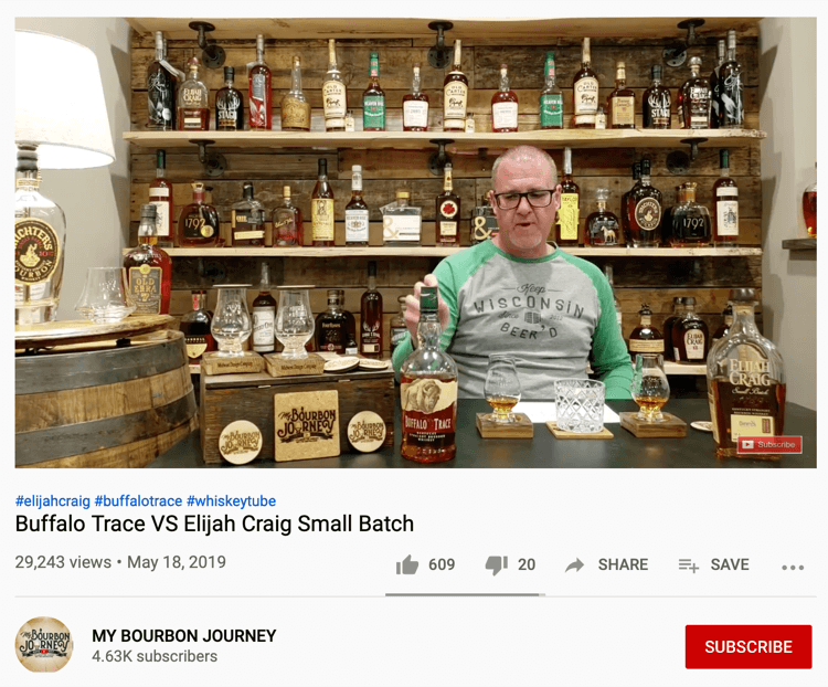 Vídeo My Bourbon Journey no YouTube
