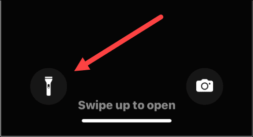 tela de bloqueio do iphone do botão da lanterna