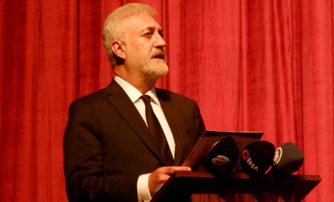 Palavras emocionantes de Tamer Karadağlı na abertura: A saudade acabou