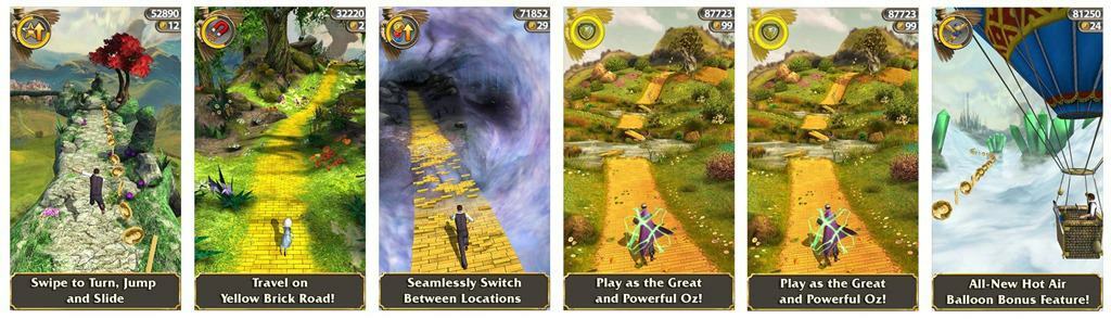 App gratuito da semana da Apple iTunes Store, Temple Run: OZ