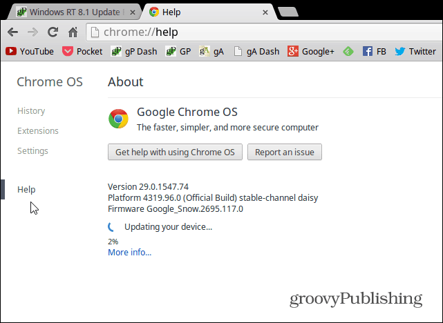 Como atualizar manualmente o seu Chromebook do Google