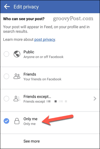 Alterar o nível de privacidade do álbum no Facebook