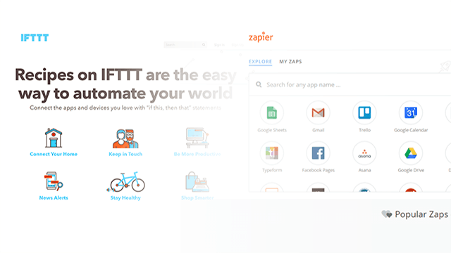 IFTTT zapier tarefas automação smart time cloud computing digital universidade estudante