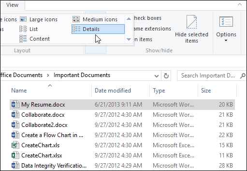 explorador de arquivos do windows 10 detalhes