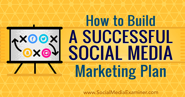 Aprenda a construir um plano de marketing de mídia social para o seu negócio.