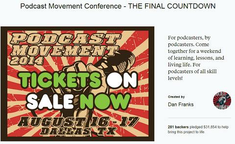 podcast movimento kickstarter