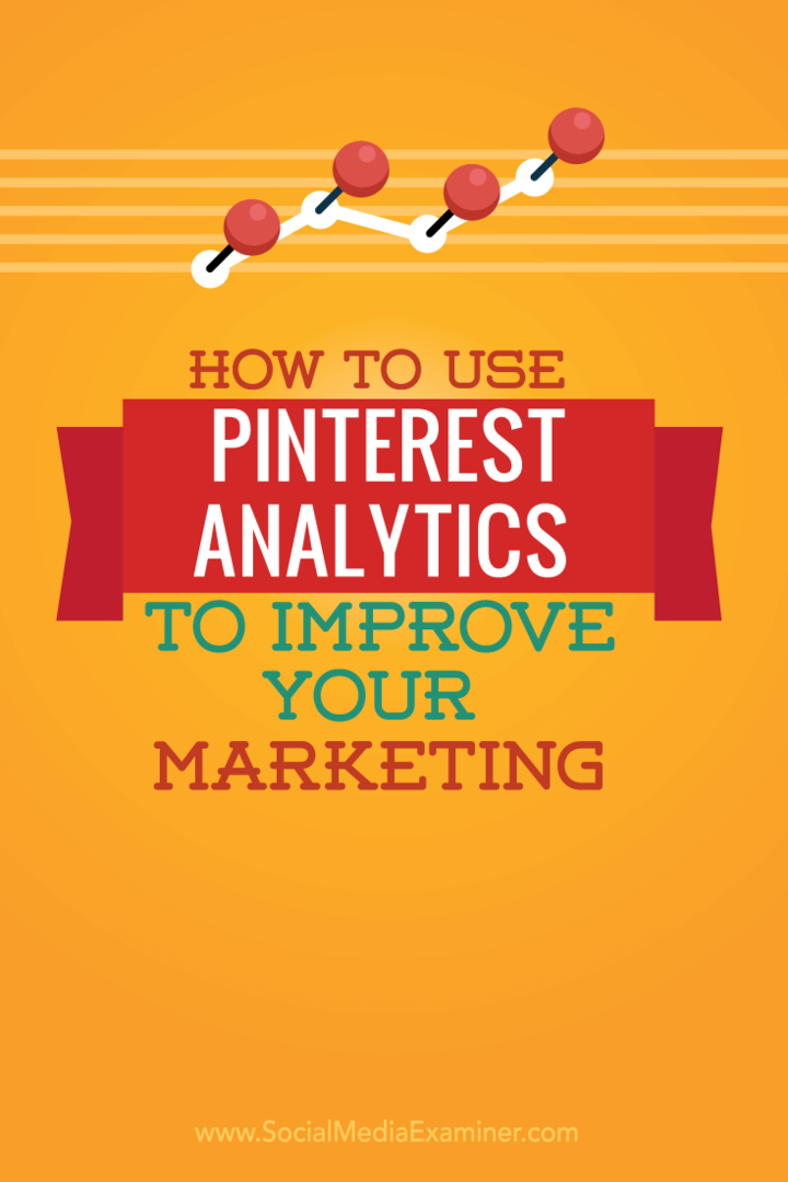 Como usar o Pinterest Analytics para melhorar seu marketing: examinador de mídia social