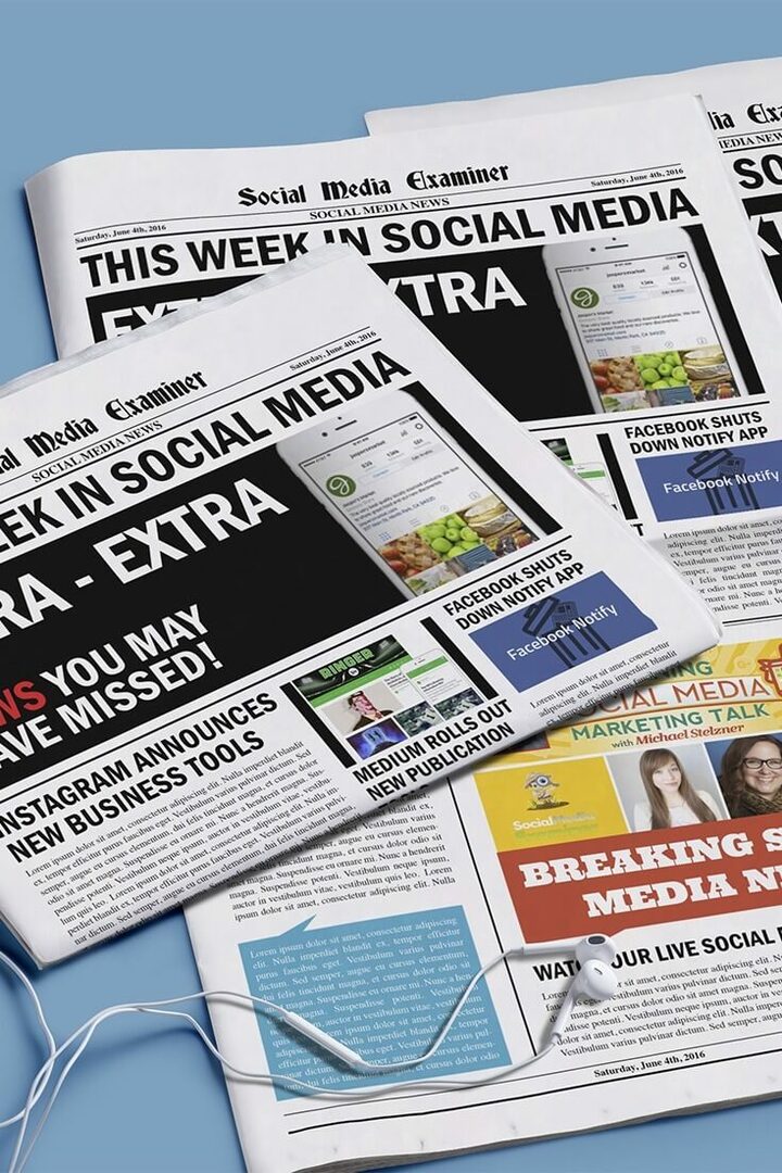 Instagram lança perfis de negócios: esta semana nas mídias sociais: examinador de mídias sociais