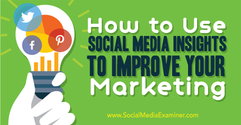 use o facebook twitter e o pinterest insights para melhorar o marketing de mídia social