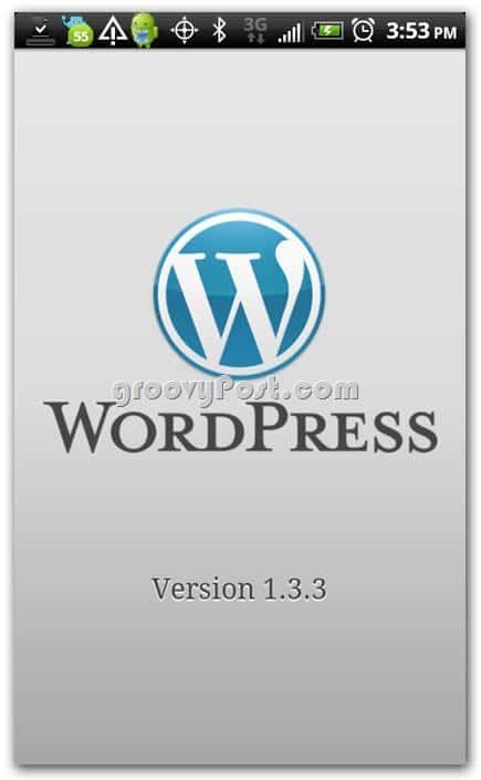 Wordpress no Android versão 1.33