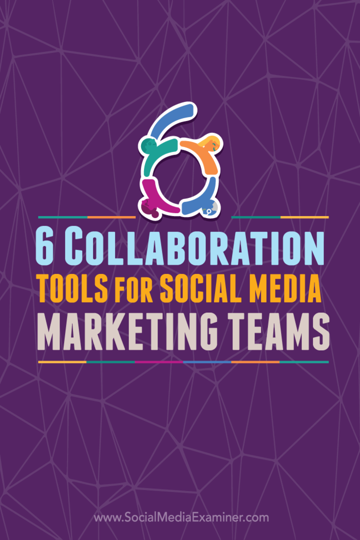 ferramentas para colaborar com a equipe de mídia social