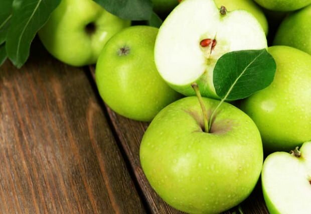 Como fazer uma dieta de maçã? Maçã verde comestível ...