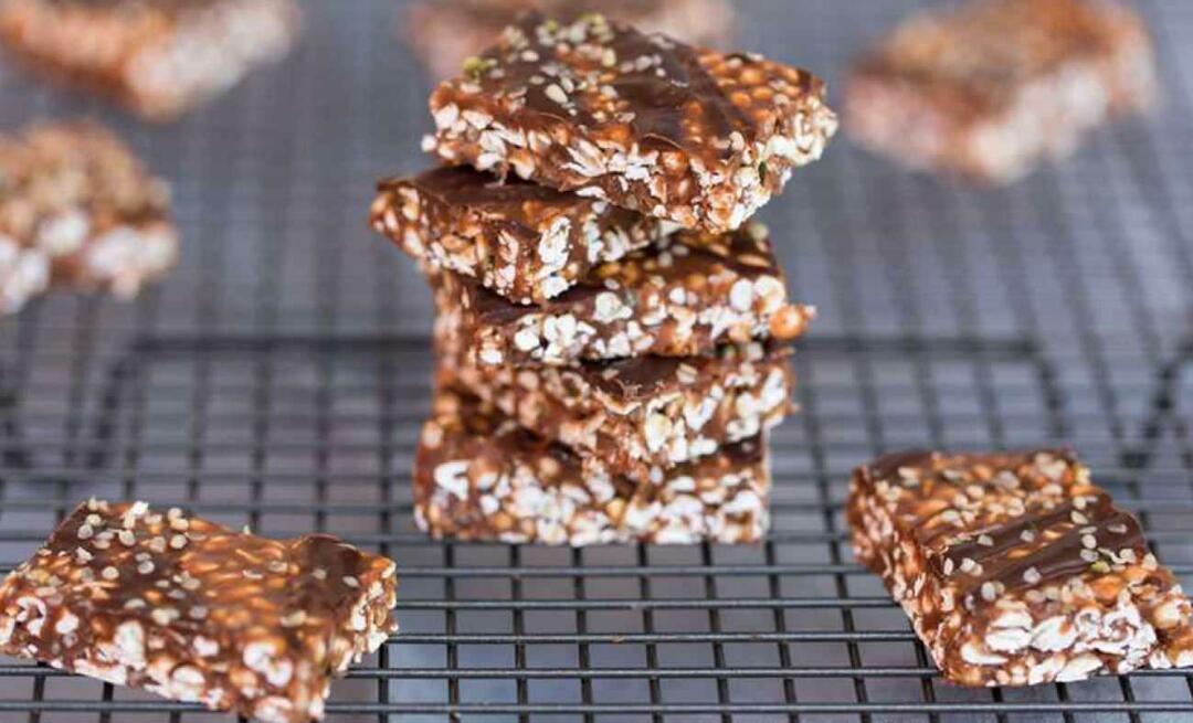 Como fazer crackers de trigo sarraceno? Receita de folhado de trigo sarraceno com chocolate