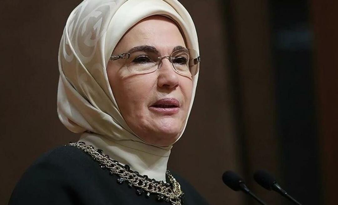 A primeira-dama Erdoğan acolhe a cimeira com o tema "Um Coração pela Palestina"!