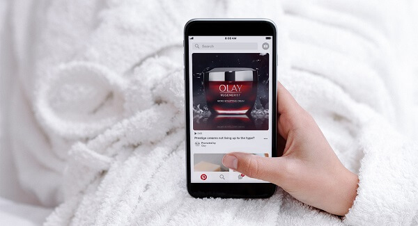 O Pinterest expande os Vídeos promovidos na largura máxima para todas as marcas.